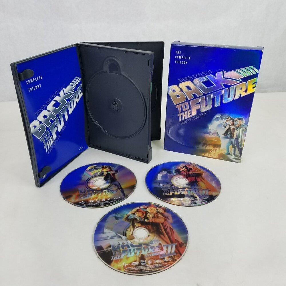 Back to the Future: The Complete Trilogy DVD Box Set Movie 1, 2, & 3 Time Travel